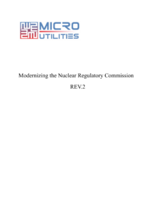 Modernizing the Nuclear Regulatory Commission REV.2